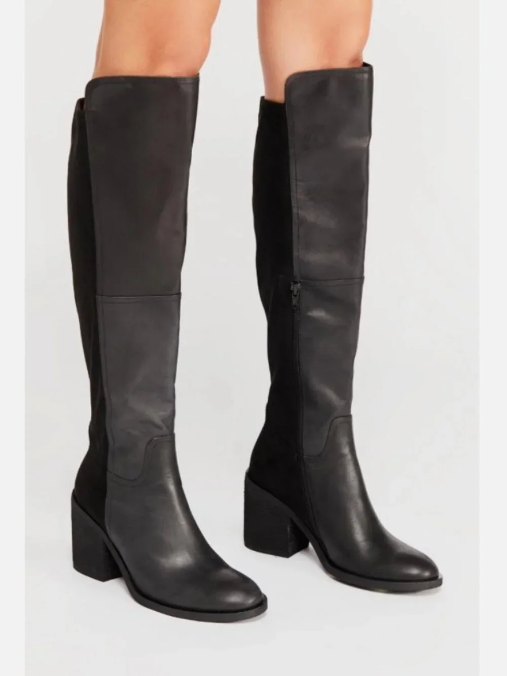 New Free People Landry Over The Knee Boots Size 7 MSRP: $300 Leather